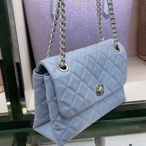 Kate Spade Natalia Medium Flap Shoulder Bag
Brushed Steel